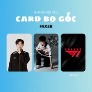 [FAKER] Rounded corner Card, photocard LOL T1 Faker MID street (Lee Sang-hyeok) - 2-sided printing, 