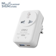 Nusign Adapter USB-A/USB-C Converter Plug Fast Charging 12W 20W Maximum Power 2500W EU Universal