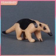 YEAHIBABY จำลองการตกแต่ง Anteater Lifelike Anteater Craft Plastic Anteater Figurine Vivid Anteater Decor