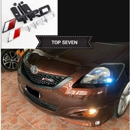 TRD Logo Emblem Metal besi Front Grille Toyota Vios dugong Belta