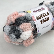 Benang rajut bubble yarn polyester