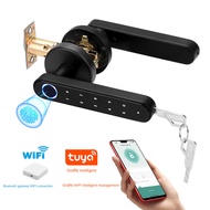 Electronic Smart Door Lock With Smart Card Bluetooth Remote Unlocking Keyless Lock Electronic Door L