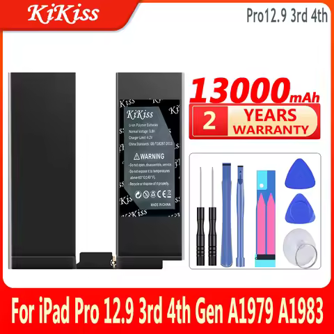 13000mAh KiKiss Powerful Battery for iPad pro 12.9 pro12.9 3rd 4th Gen A1979 A1983 A1876 A1895 A2014