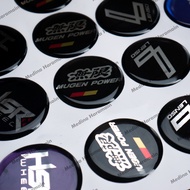 AUTO SPEED B2S HSR LENSO MUGEN POWER OZ RACING RIM STICKER SP4RCORAYS RAISED RESIN STICKER