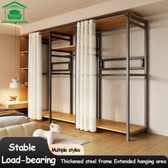 Open Wardrobe/coat Rack/wardrobe/clothes Rack  Corner Open Assembly Metal Clothes Storage Cabinet