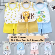 Size For 1-2 Years Old Baby's Tall 80cm-90cm Cool Boys Girls Kids Children's Cotton Korean Suit T-sh