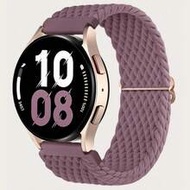 20mm Braided Nylon Solo Loop Band Compatible With Samsung Galaxy Watch 4 5 6 7 FE 40mm 44mm/Watch 4 