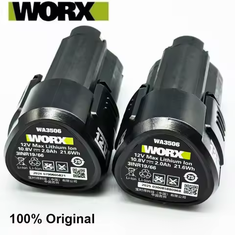 New Original 12V 2000mAh for WORX 12V WA3506 WU127 WU128 WU130 WU131X WU132 WU280 WX128 WX129 WX540 