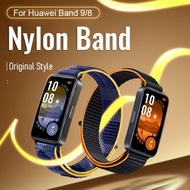 Original Style Nylon Loop Strap for Huawei Band 9 Wristband Lightweight Breathable Velcro Nylon Band