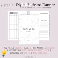 [Happi] Undated Digital Business Planner | Perancang Perniagaan Digital | Budget, Goals & Sales Trac