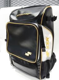 日本品牌 SSK PROSTAGE 棒壘球 後背式 個人裝備袋 側邊可放球棒(MABB07-90) 黑/白