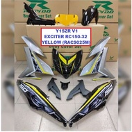 Cover Set Rapido Y15ZR V1 V2 Yamaha Exciter RC150-32 Color Blue Gold Yellow Red Ysuku Accessories Motor Y15 RC 150 32
