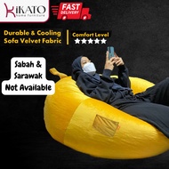 YUGANA HOME KYUCEDO Bean Bag Sofa Chair Full Set Ready to Use Adult Size w beads Filling