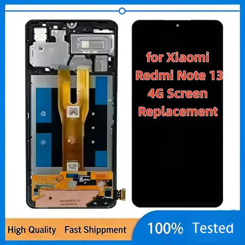 for Xiaomi Redmi Note 13 4G Screen Replacement 6.67 Inches 120Hz High-Resolution Mobile Phone Displa