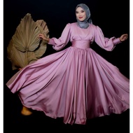 Ariesta Balloon Sleeve Dress/Bishop Sleeve Dress