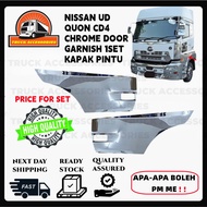 NISSAN UD QUON CD4 CHROME DOOR GARNISH 1SET KAPAK PINTU GOOD QUALITY