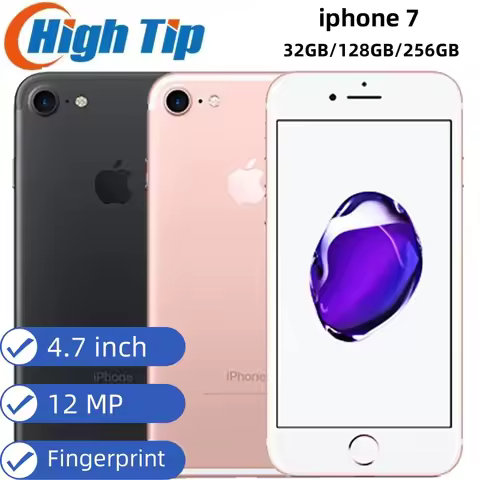 Unlocked Original Apple Iphone 7 4G 2G RAM 32GB/128GB/256GB ROM LTE Mobile Phone 4.7''12.0 MP Finger