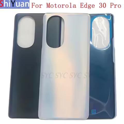Battery Cover Rear Door Panel Housing Case For Motorola Edge X30 Edge 30 Pro Back Cover Replacement 