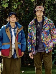 go slow caravan 17th Anniversary 週年限定款戶外運動復古保暖連帽衝鋒衣棉服外套