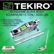 TEKIRO Dongkrak Buaya 1.5Ton Aluminium Dongkrak Ceper Floor Jack