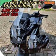 Breket dudukan plat nomor ADV 160 150 PNP anti getar COD