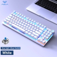 AULA Wireless Mechanical Gaming Keyboard 87 Key Three-modes 2.4G/Bluetooth/Wired Backlight Keyboard