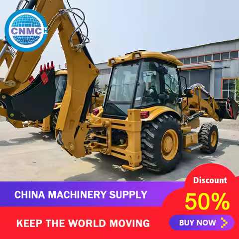 Shovel Wheel Loader Excavator High-performance for Farm 4x4 Backhoe Loader Multifunctional Made in C