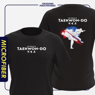 The World of Taekwondo Tshirt Microfiber Round Neck ITF Taekwond-do Shirt Size from S - 7XL