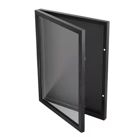 T Shirt Display Frame, 18" X 14", 1" Depth Of Usable Space, Acrylic Shadow Box With 98% UV Protectio