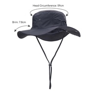 【Stream Shade】CAMEL CROWN หมวกชาวประมงปีกกว้างสำหรับกลางแจ้ง UPF 40+ กันแดด ดูดซับเหงื่อ หมวกปีกกว้า