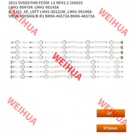 8pcs/set led backlight strip for samsung UN52J5200/UN49J5290AF/UA49M5000AUA49N5300AG Strip Light 201