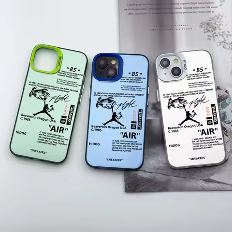 Tide ARI 85 Street sneakers White Phone Case For iPhone 11 12 13 14 15 Pro Max16 Plus Shockproof Har