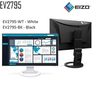 Eizo FlexScan EV2795-WT, EV2795-BK 27 Inch IPS Monitor (HDMI, USB 3.1 Hub, USB 3.1 Type C, RJ-45 LAN, DisplayPort, 5 ms Response Time, Resolution 2560 x 1440) White, Black - 5 Yrs Warranty