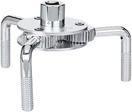 LUMAX LX-1846 Heavy Duty, Bi-Directional 1/2" Sq. Drive Oil Filter Wrench, 2-1/2" to 4-3/4". Remove 