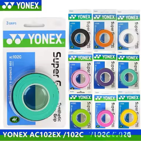 YONEX 3 Grips/Pack Cloth Hand Glue Tennis Badminton Racket Professional Anti-slip Rackets Padel Stic