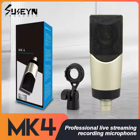 MK4 Professional Voice Recording Live Microphone Ultra High Sound Quality Reproduction for Studio An