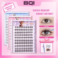 BQI Self-Adhesive False Eyelashes Free Eyelash Curler Mascara Cosmetics Extensions