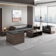 Simple Sofa Coffee Table Three-Seat Sand Discovery Combination Business Office Meeting Guest Office 