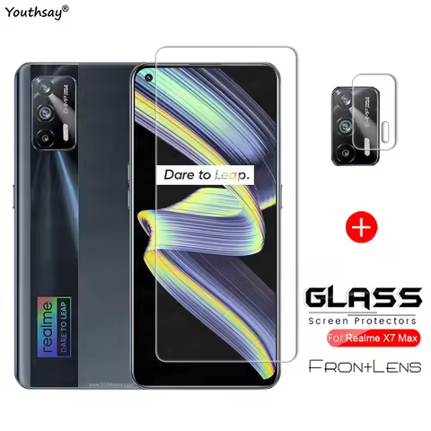 For Realme X7 Max Glass Tempered Glass for Realme X7 Max Glass Screen Film Lens Camera Protector Fil