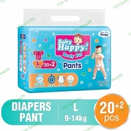 Pampers Baby happy Diapers L20+2