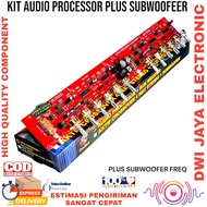 kit audio prosesor plus sub frequency