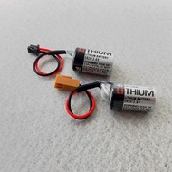 TOSHIBA ER3V / 3.6V PLC Lithium Battery-Brown Connector พร้อมสายและขั้วต่อ (ขั้วสีน้ำตาล) 