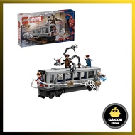 Marvel 76321 Spider-Man vs assembly toy. Doc Ock Subway Train Scene - Spider-Man Fights Doc Ock At S