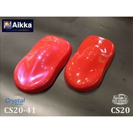 AIKKA CS20-41 TOMATO RED + CRYSTAL *** OLD SCHOOL ADD ON CRYSTAL SERIES 2K CAR PAINT