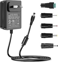 Gonine 9V Charger DC Power Supply Cord, 110-240Vac 50-60Hz 9Volt 1.5A Connector Plug Adapter for 9Vd