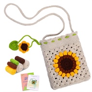 Beginner Crochet Material Kit- DIY Crochet Set-Full Knitting Tools- Crochet Starter Kit for Beginner