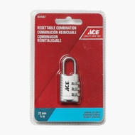 Ace Hardware Resettable Combination Luggage Lock 23mm