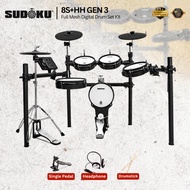 Sudoku Lucas 8S + HH Stand with Gen3+ Module Series Full Mesh Electronic Drum