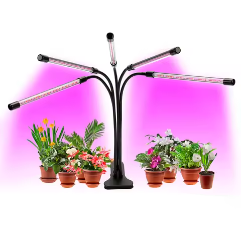 USB LED Plant Grow Light Indoor Garden 10 Dimmable Levels Grow Light Full Spectrum Timer Setting Hyd