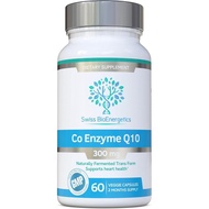 Co Enzyme Q10 CoQ10 300mg 60 Capsules - Superior Naturally Fermented Trans Form